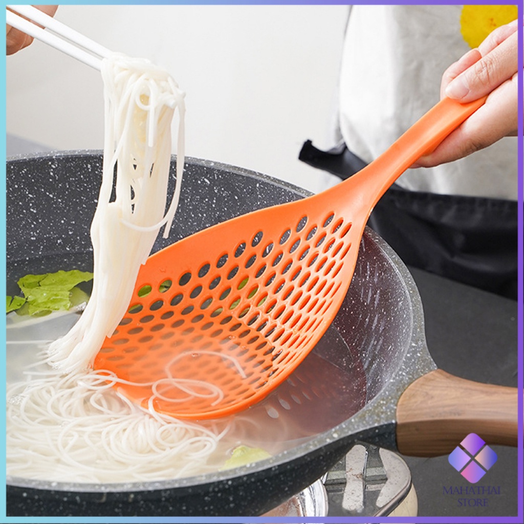 Mahathai กระชอนตักอาหาร ที่กรองอาหาร colander ทัพพีสไตล์ญี่ปุ่น - รูปที่ 4