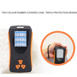 SaTine Shop เครื่องตรวจจับรังสีนิวเคลียร์ความไวสูงชาร์จ Geiger Counter X Ray Monitor Dosimeter Alarm อุปกรณ์