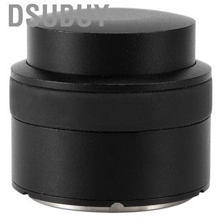 Dsubuy 51mm Coffee Tamper  Stainless Steel Power Distributor Leveler Tool Making Accessory Black