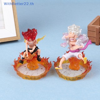 Withbetter โมเดลฟิกเกอร์ PVC อนิเมะวันพีช Sun God Nika Luffy Gear 5 Monkey D Luffy ของเล่น สําหรับเก็บสะสม