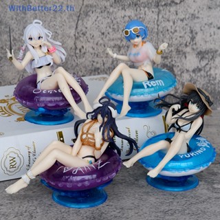 โมเดลฟิกเกอร์ อนิเมะ Hatsune Miku Aqua Float Girls Elaina Action Figure Kawaii Sit Swimming สําหรับเก็บสะสม