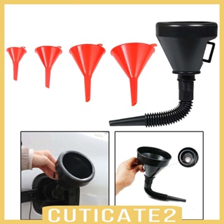 [Cuticate2] กรวยของเหลว หลายขนาด และสี สําหรับห้องครัว รถยนต์ 5 ชิ้น