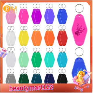 【BM】พวงกุญแจโมเต็ลเปล่า 20 สี สไตล์วินเทจ สําหรับทําไวนิล DIY 40 ชิ้น