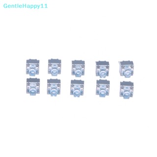 Gentlehappy ปุ่มไมโครสวิตช์ DPI ทรงสี่เหลี่ยม ขนาด 6*6 มม. เสียงเงียบ 10 ชิ้น