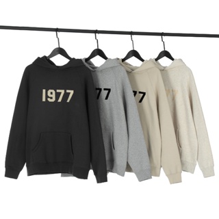 เสื้อกันหนาว มีฮู้ด ลาย Fear of God FOG 1977 สไตล์คลาสสิก สําหรับผู้ชาย และผู้หญิง