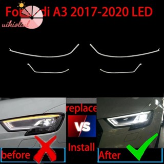 หลอดไฟหน้ารถยนต์ LED DRL สําหรับ Audi A3 S3 2016-2018