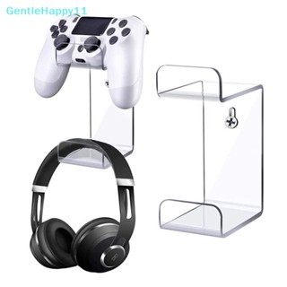 Gentlehappy ขาตั้งหูฟังเกมแพด แบบติดผนัง สําหรับ PS5 PS4 Switch 1 ชิ้น