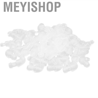 Meyishop 50Pcs  Ear Hook Replacement Tube Connector Earbud Tubing Domes