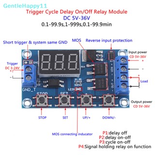 Gentlehappy โมดูลรีเลย์สวิตช์วงจรดิจิทัล DC 6-30V Dual MOS LED