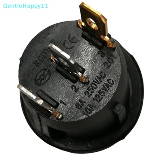 Gentlehappy สวิตช์โยก เปิดปิด SPST กันน้ํา ทรงกลม 6A10A 250V สําหรับเรือ