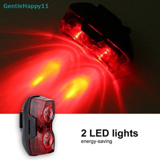 Gentlehappy ไฟกระพริบเตือน Led 2 ดวง สําหรับติดท้ายรถจักรยาน