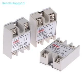 Gentlehappy โซลิดสเตตรีเลย์ SSR -10DA 25DA 30DA DC AC SSR สีขาว