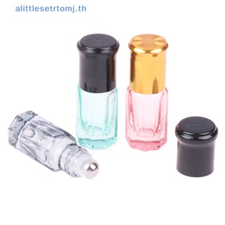Alittlese ขวดแก้วเปล่า แบบม้วน ขนาดเล็ก 3 มล. 3 ชิ้น