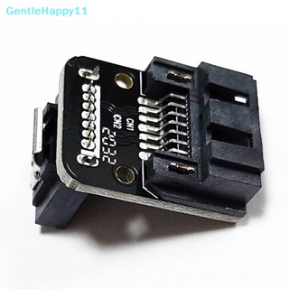 Gentlehappy อะแดปเตอร์เมนบอร์ด Sata 7Pin ตัวเมีย เป็น 7Pin ตัวผู้ 90 องศา สําหรับเดสก์ท็อป Ssd Hdd 1 ชิ้น