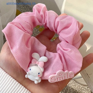 Alittlese Kawaii ยางรัดผม ลายการ์ตูนอนิเมะ Sanrio Cinnamoroll น่ารัก สีชมพู สําหรับเด็กผู้หญิง TH