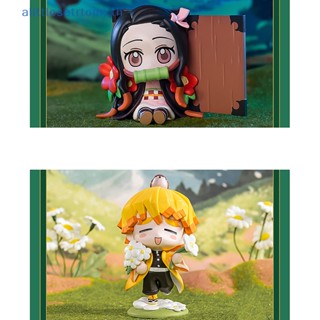 Alittlese POPMART ตุ๊กตาฟิกเกอร์ Demon Slayer Brith Flower Series ของเล่นสะสม สําหรับเด็ก