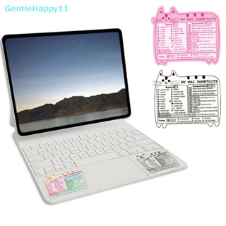 Gentlehappy สติกเกอร์ติดแป้นพิมพ์คอมพิวเตอร์ สําหรับแล็ปท็อป เดสก์ท็อป Windows