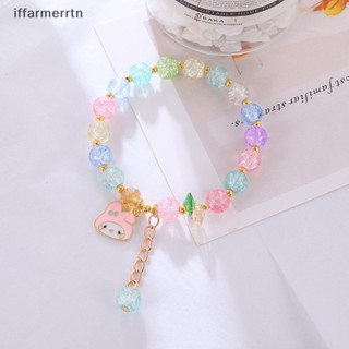 SANRIO สร้อยข้อมือคริสตัล เครื่องประดับ สไตล์เกาหลี สําหรับแฟนสาว