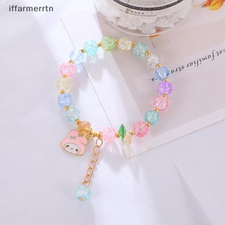 SANRIO สร้อยข้อมือคริสตัล เครื่องประดับ สไตล์เกาหลี สําหรับแฟนสาว