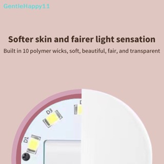 Gentlehappy แหวนไฟเซลฟี่ LED ขนาดเล็ก ชาร์จ USB สําหรับโทรศัพท์มือถือ