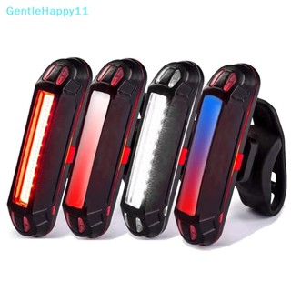 Gentlehappy ไฟท้ายจักรยาน LED 5 ดวง ชาร์จ USB เพื่อความปลอดภัย