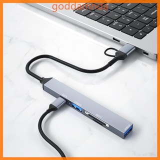 Godd ฮับ USB และ Type C 5 in 1 สําหรับออฟฟิศ โรงเรียน