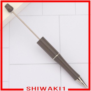 [Shiwaki1] ปากกาลูกลื่น ลูกปัด 14.7x1.15 ซม. หลากสี สําหรับนักเรียน ห้องเรียน เจ้าสาว DIY 10 ชิ้น