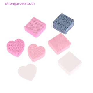 Strongaroetrtu แผ่นสําลีเช็ดทําความสะอาดเล็บเจล ลายกราฟฟิก 500 ชิ้น