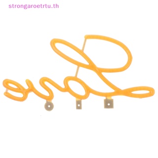 Strongaroetrtu หลอดไฟไดโอด LED 3V ลายตัวอักษร LOVE ยืดหยุ่น อุปกรณ์เสริม สําหรับตกแต่งงานแต่งงาน ปาร์ตี้ DIY