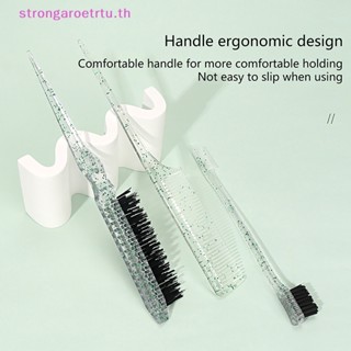Strongaroetrtu ชุดหวีจัดแต่งทรงผม สําหรับผู้หญิง 3 ชิ้น