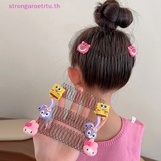 Strongaroetrtu กิ๊บติดผมหน้าม้า ลายการ์ตูน สําหรับเด็ก