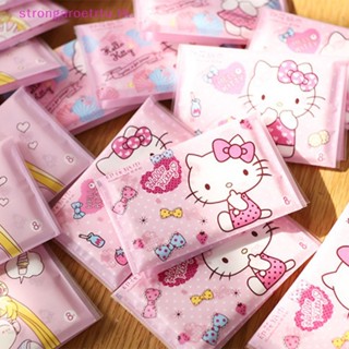 SANRIO Strongaroetrtu กระดาษทิชชู่ ผ้าขนหนู พิมพ์ลายการ์ตูน Hello Kitty น่ารัก แบบพกพา สําหรับเด็กผู้หญิง 2023