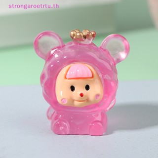 Strongaroetrtu โคมไฟกลางคืน รูปมงกุฎ เด็กผู้หญิงตัวเล็ก สําหรับตกแต่งรถยนต์ 1 ชิ้น