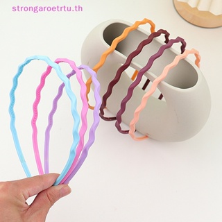 Strongaroetrtu ที่คาดผมเรซิ่น กันลื่น สีแคนดี้ เหมาะกับฤดูใบไม้ผลิ สําหรับผู้หญิง และผู้ชาย