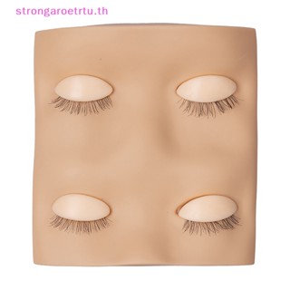 Strongaroetrtu ดวงตาฝึกต่อขนตา แบบหัวตุ๊กตา ราคาขายส่ง สําหรับฝึกทําโลโก้ด้วยตัวเอง