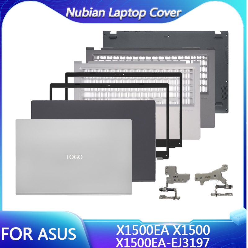สําหรับ X1500EA ใหม่ ASUS X1500 X1500EA-EJ3197 LCD ปกหลัง/ด้านหน้า/Palm Rest/ด้านล่าง/บานพับเปลี่ยนแ