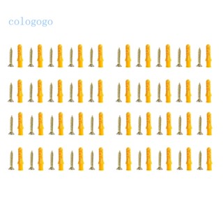Colo สมอติดผนัง พร้อมสกรู สําหรับแขวนผนังคอนกรีต 20 40 ชิ้น