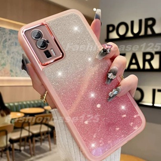 เคสโทรศัพท์ซิลิโคน TPU นิ่ม แบบใส เนื้อแมตต์ ลายดาว ไล่โทนสี เรียบง่าย กันกระแทก สําหรับ Xiaomi Redmi K60 Ultra K60e K60 Pro K60Pro RedmiK60