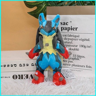 หมอนตุ๊กตานุ่ม รูปการ์ตูน Pokemon Super Lucario ของขวัญสําหรับเด็ก ตกแต่งบ้าน