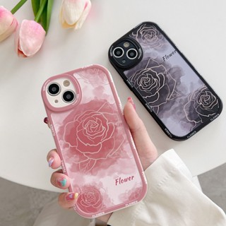 เคสโทรศัพท์มือถือแบบนิ่ม กันกระแทก ลายดอกกุหลาบ สําหรับ Infinix Smart 6 HD 5 Hot 9 10 11 Play Lite 10S NFC 10T 11S Note 7 Lite 8