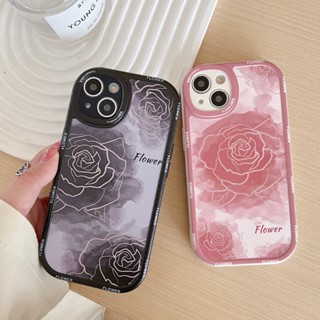 เคสโทรศัพท์มือถือแบบนิ่ม กันกระแทก ลายดอกกุหลาบ สําหรับ Realme C55 Narzo 50 5G 30A 20 5 5i 5S 6i 8i C3 8 Pro C21 C12 C25 C25S C11 2021 C20 C20A C25Y C21Y C15