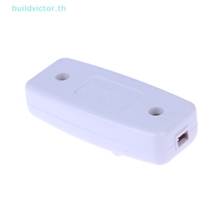 Buildvictor สวิตช์ไฟ เปิด ปิด สีขาว สําหรับบ้าน คลาสสิก 1 ชิ้น TH