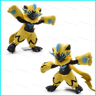 หมอนตุ๊กตานุ่ม รูปการ์ตูน Pokemon Zeraora ขนาด 32 ซม. เหมาะกับของขวัญ ของเล่นสําหรับเด็ก