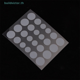 Buildvictor แผ่นสติกเกอร์ไฮโดรคอลลอยด์ กําจัดสิว สิว จุดด่างดํา สิวเสี้ยน UV 24 ชิ้น