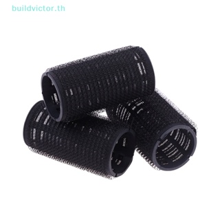 Buildvictor โรลม้วนผม สีดํา DIY 3 ชิ้น ต่อชุด