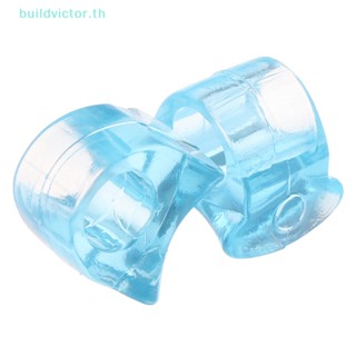 Buildvictor อุปกรณ์ซิลิโคนเจล แยกนิ้วเท้า บรรเทาอาการปวดตาปลา 2 ชิ้น