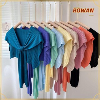 Rowans เสื้อคลุมไหล่ ผ้าพันคอ ผ้าถัก แฟชั่นสําหรับผู้หญิง