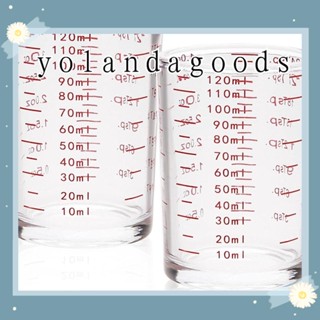 Yola แก้วตวงกาแฟเอสเพรสโซ่ สีแดง 120 มล. 2 ชิ้น