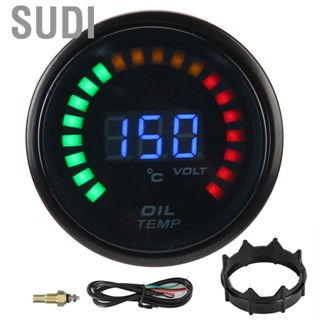 Sudi Oil Temperature Gauge  52mm Digital  Color LCD Dispaly W/ Harness Car Meter uto