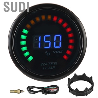 Sudi Temperature Gauge Digital  Water Coolant Temp Meter W/ 52mm 20‑150 °C for 12V Auto